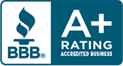 BBB A+ Rating badge
